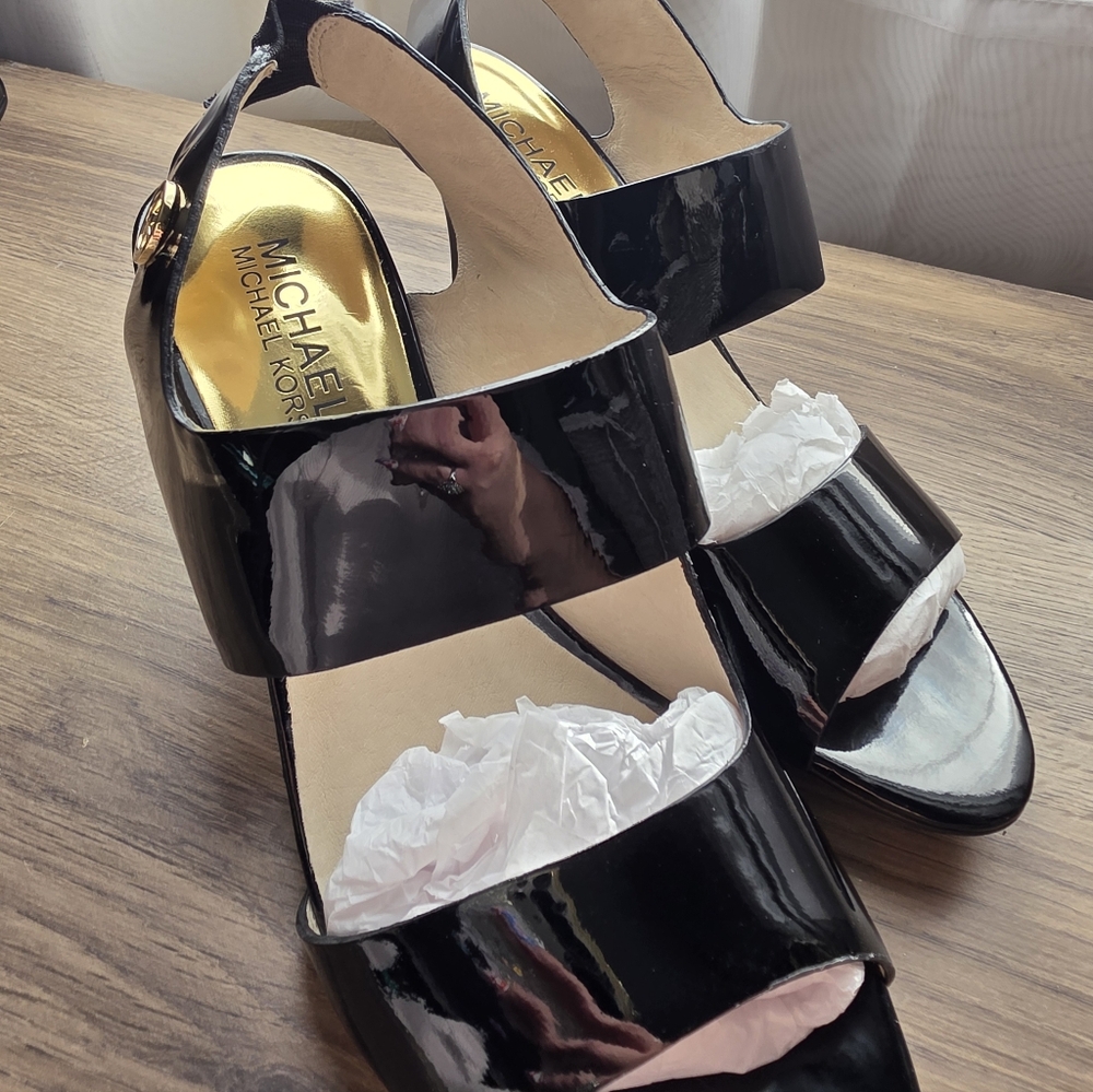 Michael Kors Black Patent Heels - Picture 5 of 10